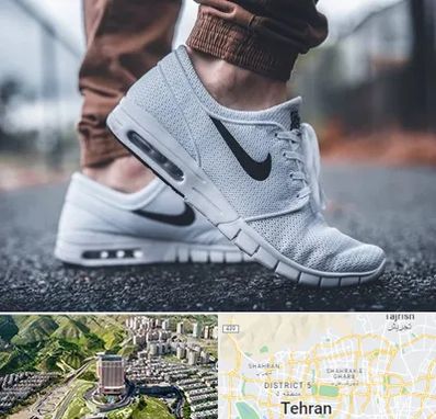 فروشگاه کفش نایک در شمال تهران 