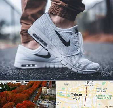 فروشگاه کفش نایک در ولیعصر 