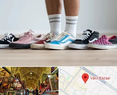 فروشگاه کفش ونس در بازار وکیل شیراز