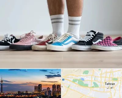 فروشگاه کفش ونس در غرب تهران 