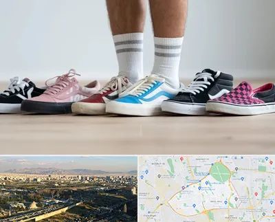 فروشگاه کفش ونس در منطقه 19 تهران 