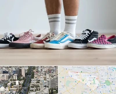 فروشگاه کفش ونس در منطقه 18 تهران 