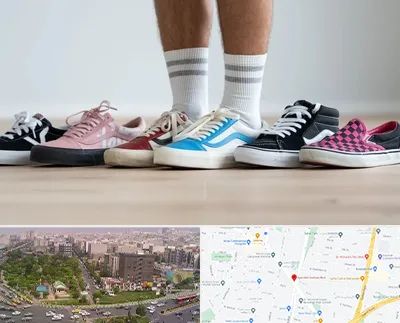 فروشگاه کفش ونس در آیت الله کاشانی 