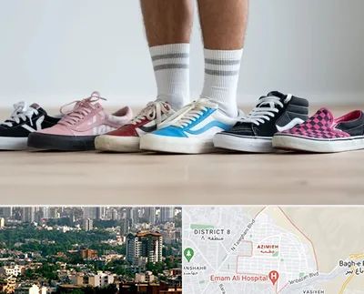 فروشگاه کفش ونس در عظیمیه کرج 