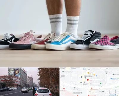 فروشگاه کفش ونس در کارگر شمالی 