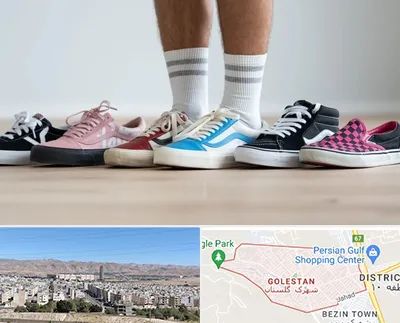 فروشگاه کفش ونس در شهرک گلستان شیراز