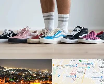 فروشگاه کفش ونس در مارلیک کرج