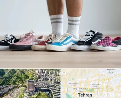 فروشگاه کفش ونس در شمال تهران 