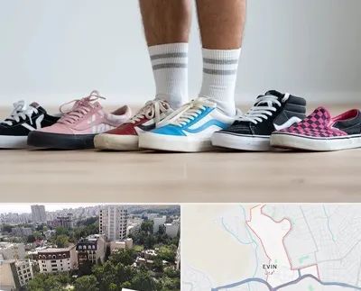 فروشگاه کفش ونس در اوین