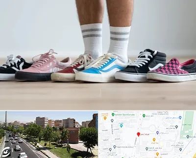 فروشگاه کفش ونس در شهرک آزمایش 