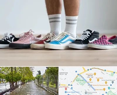 فروشگاه کفش ونس در خیابان ارم شیراز
