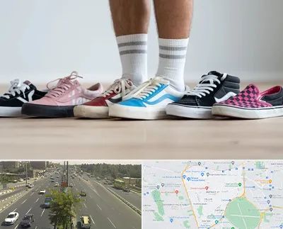 فروشگاه کفش ونس در منطقه 17 تهران 