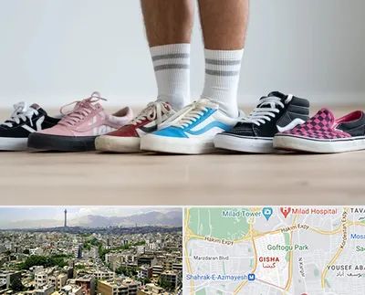 فروشگاه کفش ونس در گیشا 