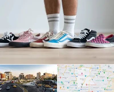فروشگاه کفش ونس در منطقه 7 تهران 