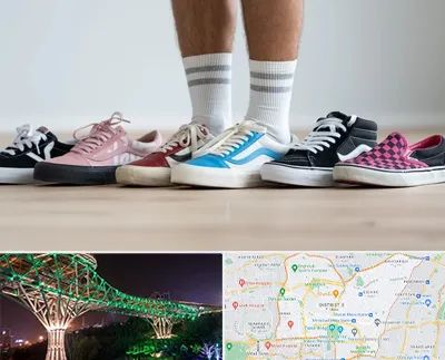 فروشگاه کفش ونس در منطقه 3 تهران 