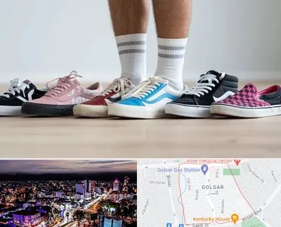 فروشگاه کفش ونس در گلسار رشت 