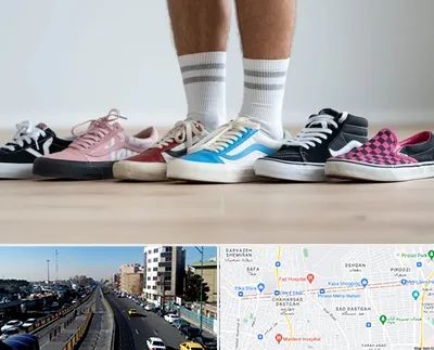 فروشگاه کفش ونس در پیروزی 