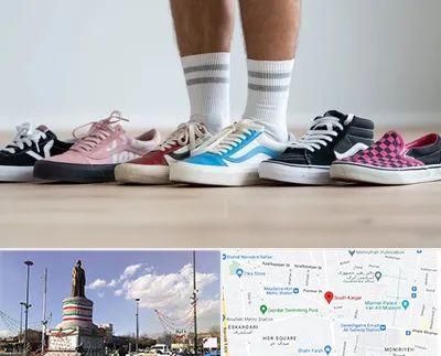 فروشگاه کفش ونس در کارگر جنوبی 