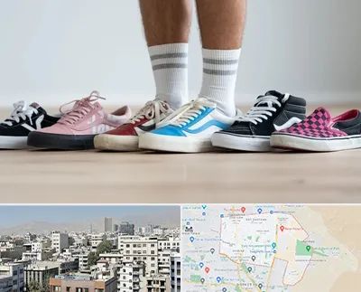 فروشگاه کفش ونس در منطقه 14 تهران 