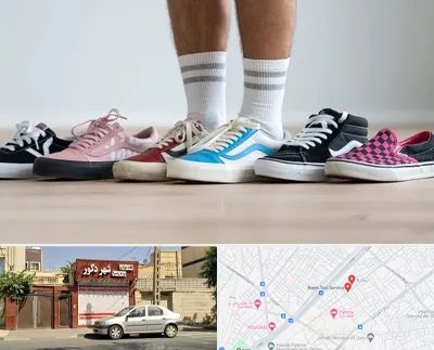فروشگاه کفش ونس در باجک قم