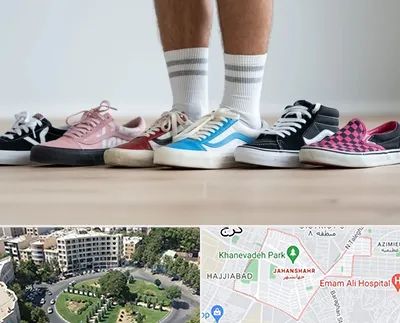 فروشگاه کفش ونس در جهانشهر کرج 