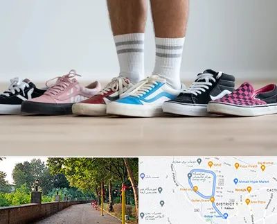 فروشگاه کفش ونس در بلوار گیلان رشت 