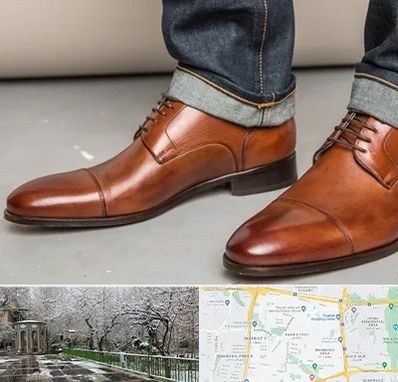 کفش سایز بزرگ مردانه در باغ فیض