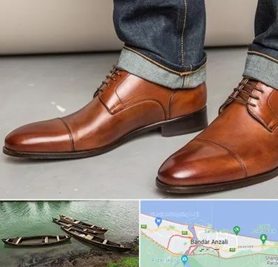 کفش سایز بزرگ مردانه در بندر انزلی