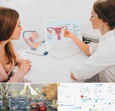 فوق تخصص نازایی در خیابان آزادی