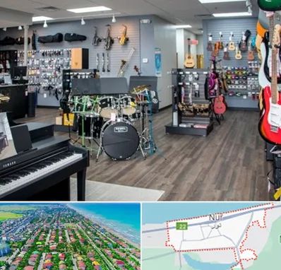 مرکز فروش ساز موسیقی در نور