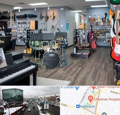 مرکز فروش ساز موسیقی در اقدسیه 