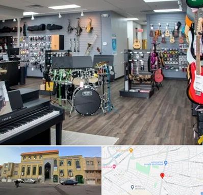 مرکز فروش ساز موسیقی در زنبیل آباد قم