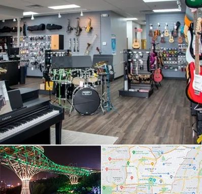 مرکز فروش ساز موسیقی در منطقه 3 تهران 