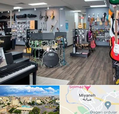 مرکز فروش ساز موسیقی در میانه