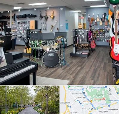 مرکز فروش ساز موسیقی در قدوسی غربی شیراز