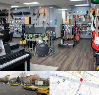 مرکز فروش ساز موسیقی در شهناز تبریز