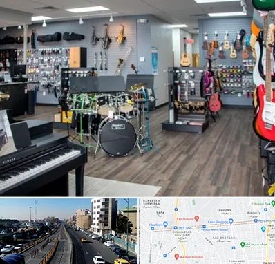 مرکز فروش ساز موسیقی در پیروزی 