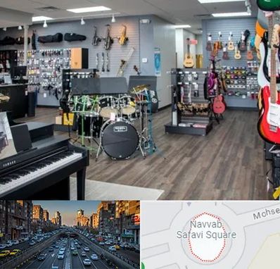 مرکز فروش ساز موسیقی در نواب 