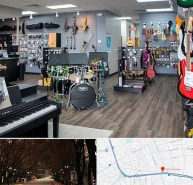 مرکز فروش ساز موسیقی در ابوریحان تبریز