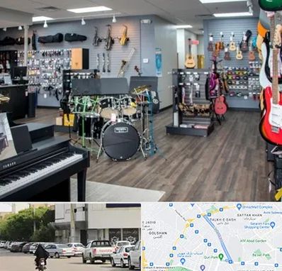 مرکز فروش ساز موسیقی در قدوسی شرقی شیراز
