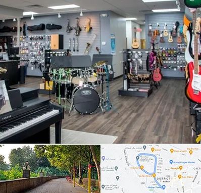 مرکز فروش ساز موسیقی در بلوار گیلان رشت 