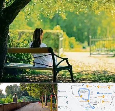 پارک بانوان در فلکه گاز رشت 