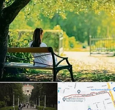 پارک بانوان در بلوار معلم رشت 