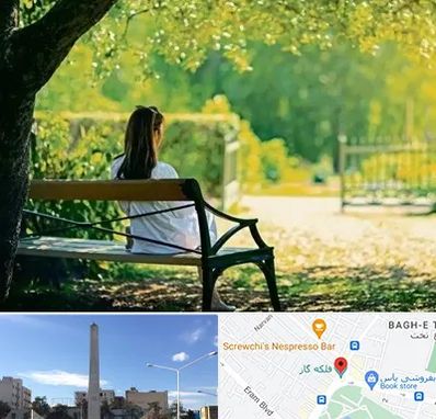 پارک بانوان در فلکه گاز شیراز
