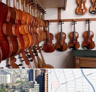 فروش ویولن در خیابان بهشتی