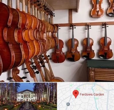 فروش ویولن در باغ فردوس