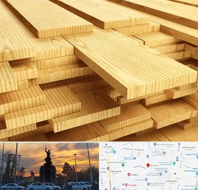 فروش چوب نراد در میدان حر 