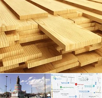 فروش چوب نراد در کارگر جنوبی 