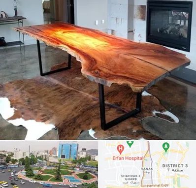 فروش اسلب چوب در ونک 