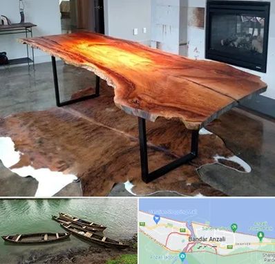 فروش اسلب چوب در بندر انزلی